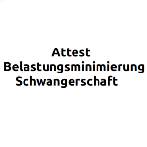 Belastungsminimierung - Schwangerschaft