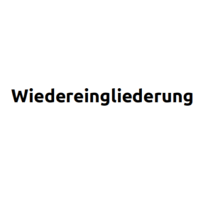 Wiedereingliederung - Patientin - Patient
